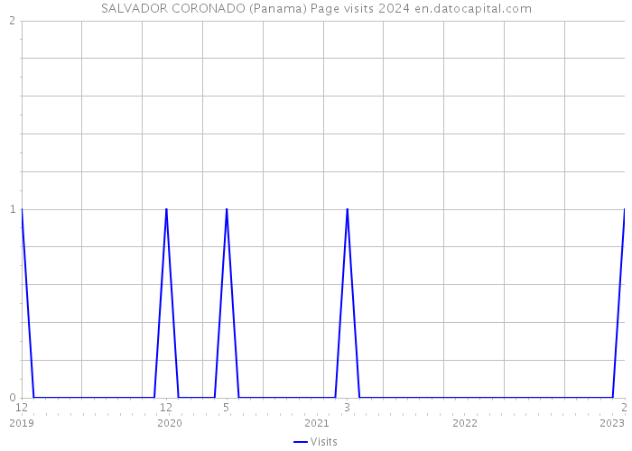 SALVADOR CORONADO (Panama) Page visits 2024 