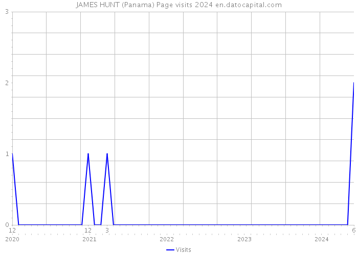 JAMES HUNT (Panama) Page visits 2024 