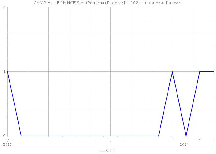 CAMP HILL FINANCE S.A. (Panama) Page visits 2024 