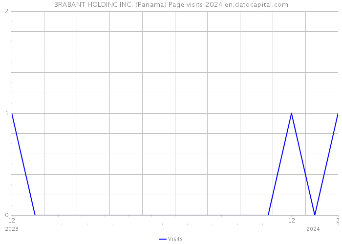 BRABANT HOLDING INC. (Panama) Page visits 2024 