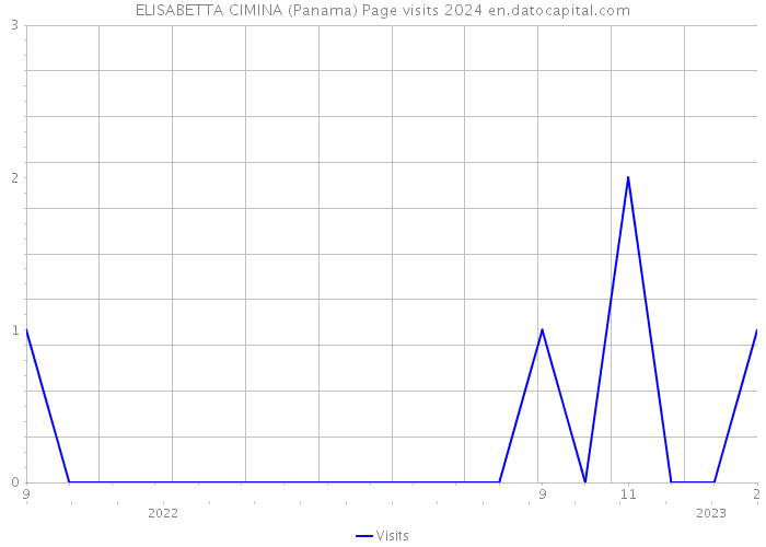 ELISABETTA CIMINA (Panama) Page visits 2024 