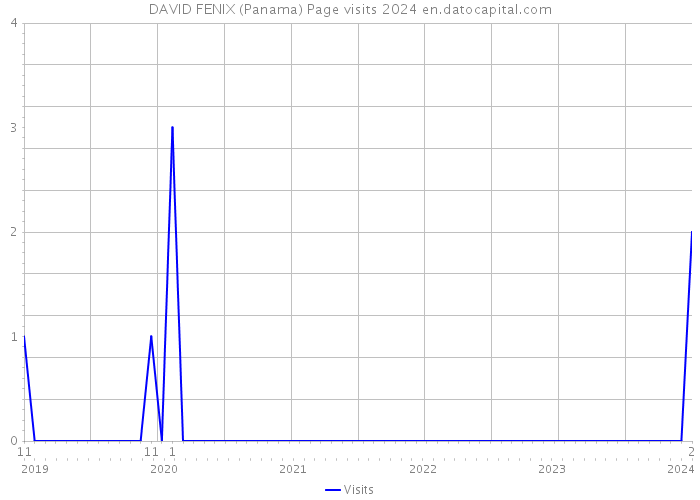 DAVID FENIX (Panama) Page visits 2024 