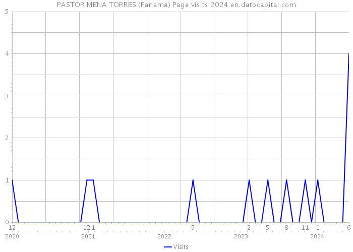 PASTOR MENA TORRES (Panama) Page visits 2024 