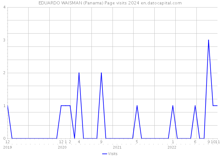 EDUARDO WAISMAN (Panama) Page visits 2024 