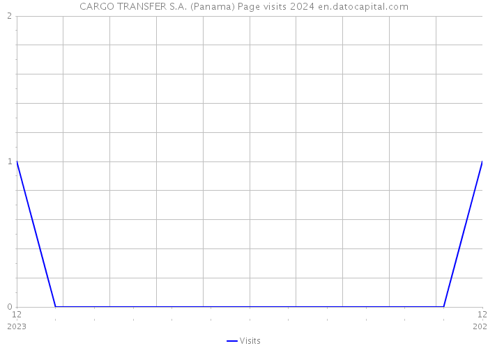 CARGO TRANSFER S.A. (Panama) Page visits 2024 
