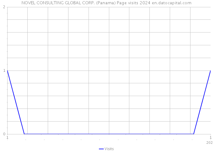 NOVEL CONSULTING GLOBAL CORP. (Panama) Page visits 2024 