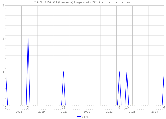 MARCO RAGGI (Panama) Page visits 2024 