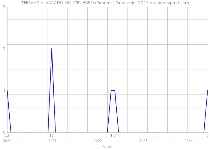 THOMAS ALVARADO MONTENEGRO (Panama) Page visits 2024 