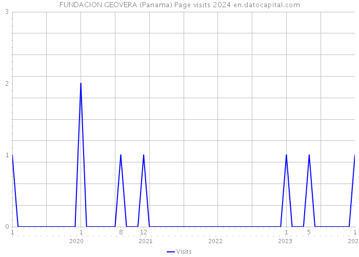 FUNDACION GEOVERA (Panama) Page visits 2024 
