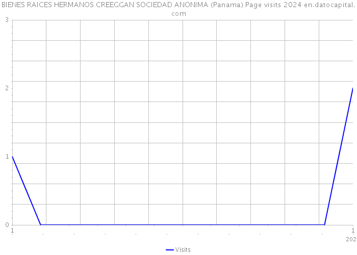 BIENES RAICES HERMANOS CREEGGAN SOCIEDAD ANONIMA (Panama) Page visits 2024 