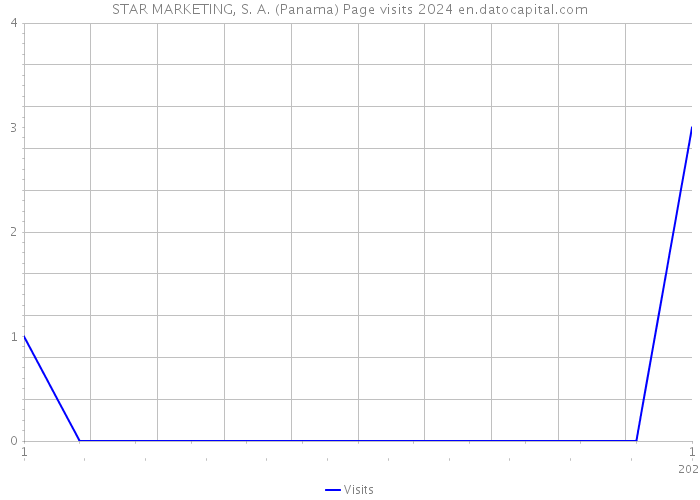 STAR MARKETING, S. A. (Panama) Page visits 2024 