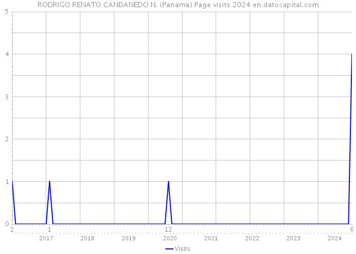 RODRIGO RENATO CANDANEDO N. (Panama) Page visits 2024 