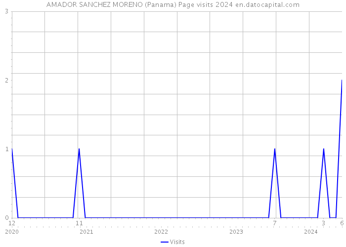 AMADOR SANCHEZ MORENO (Panama) Page visits 2024 