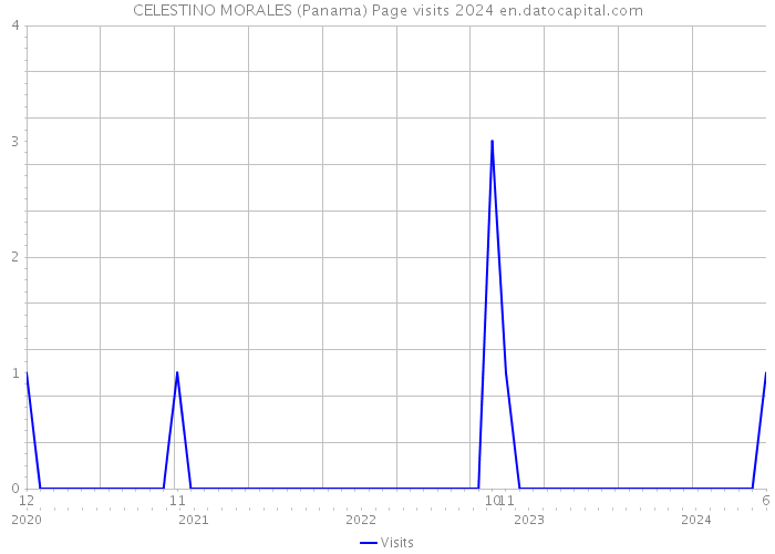 CELESTINO MORALES (Panama) Page visits 2024 