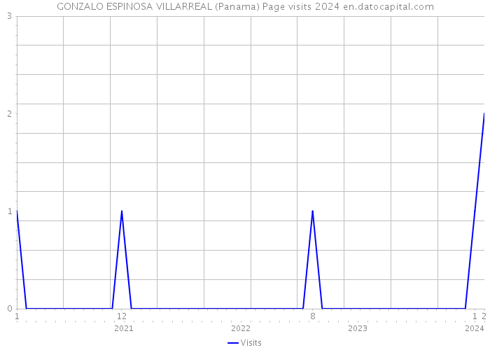 GONZALO ESPINOSA VILLARREAL (Panama) Page visits 2024 