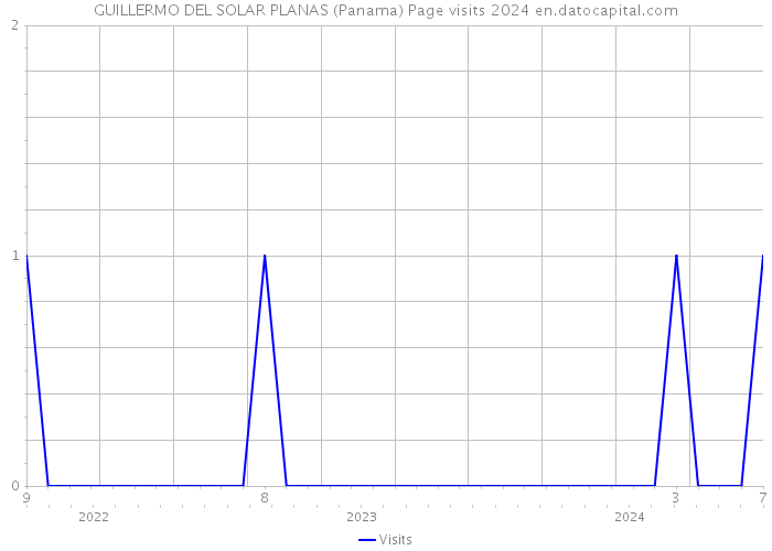 GUILLERMO DEL SOLAR PLANAS (Panama) Page visits 2024 