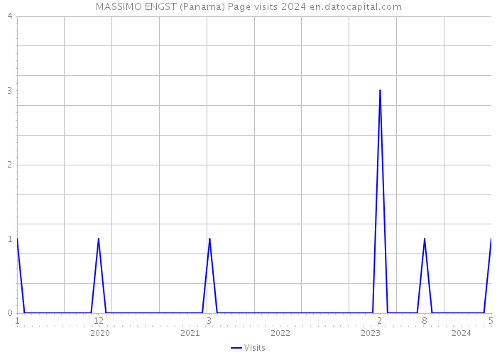 MASSIMO ENGST (Panama) Page visits 2024 