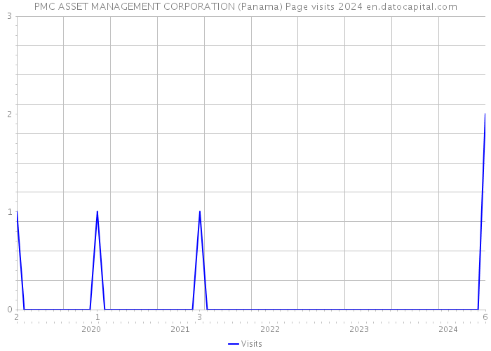 PMC ASSET MANAGEMENT CORPORATION (Panama) Page visits 2024 