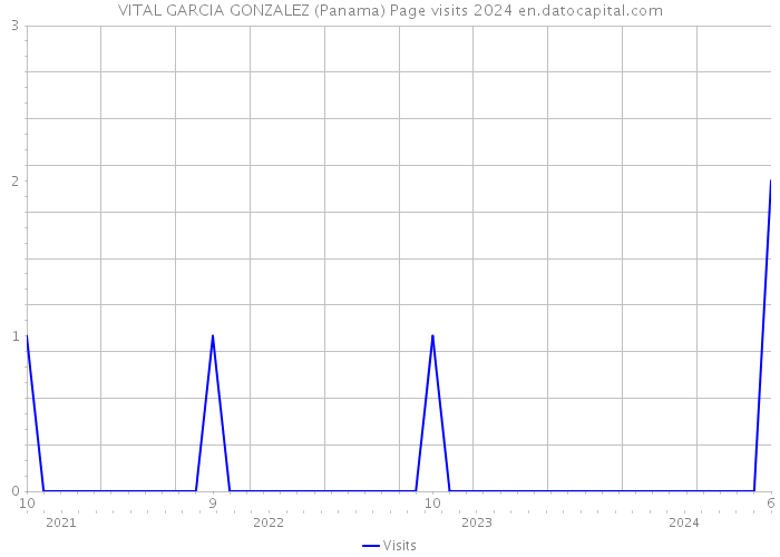 VITAL GARCIA GONZALEZ (Panama) Page visits 2024 