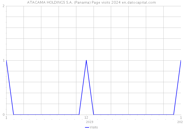 ATACAMA HOLDINGS S.A. (Panama) Page visits 2024 