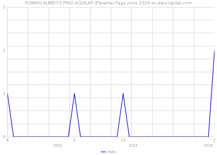 ROMAN ALBERTO PINO AGUILAR (Panama) Page visits 2024 