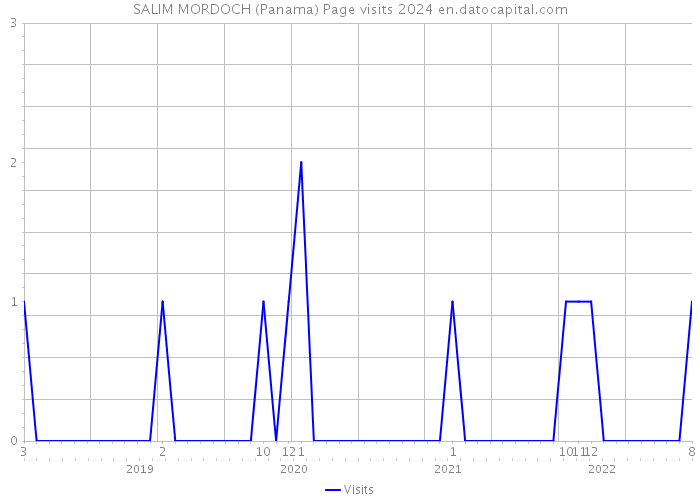 SALIM MORDOCH (Panama) Page visits 2024 