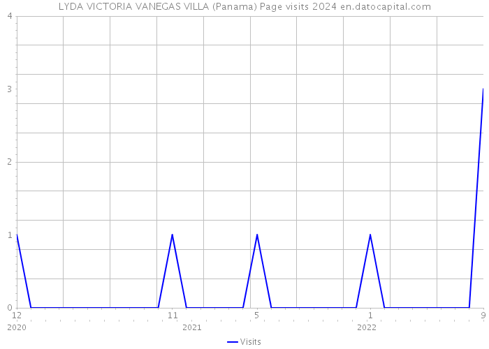 LYDA VICTORIA VANEGAS VILLA (Panama) Page visits 2024 