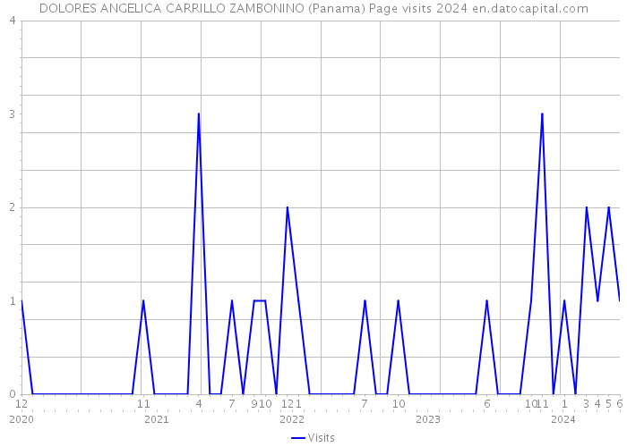DOLORES ANGELICA CARRILLO ZAMBONINO (Panama) Page visits 2024 