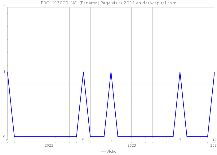 PROLIX 3000 INC. (Panama) Page visits 2024 