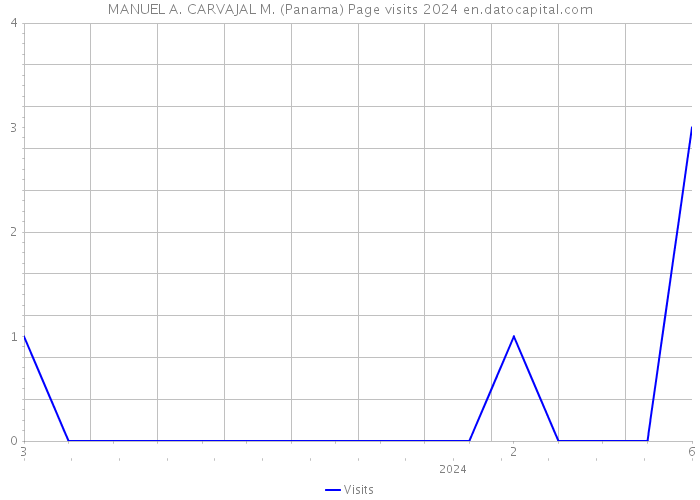 MANUEL A. CARVAJAL M. (Panama) Page visits 2024 