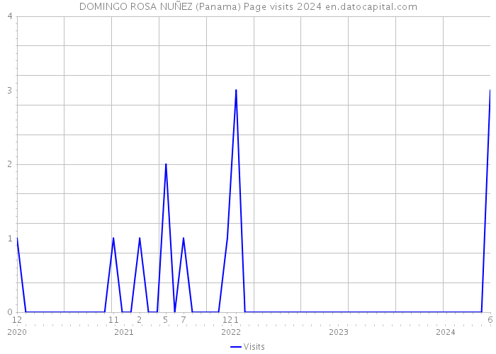 DOMINGO ROSA NUÑEZ (Panama) Page visits 2024 