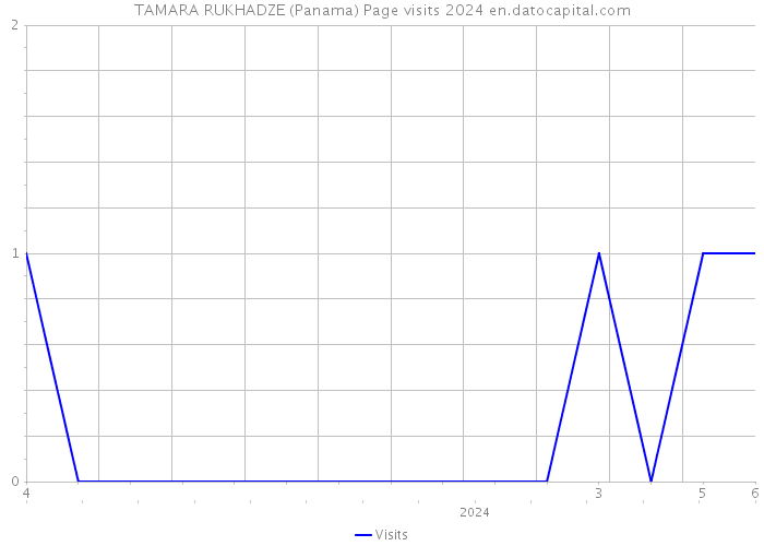 TAMARA RUKHADZE (Panama) Page visits 2024 