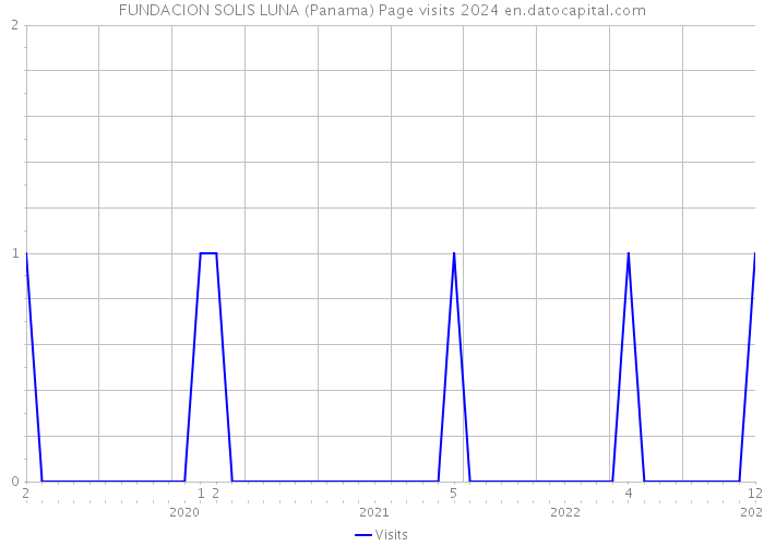 FUNDACION SOLIS LUNA (Panama) Page visits 2024 