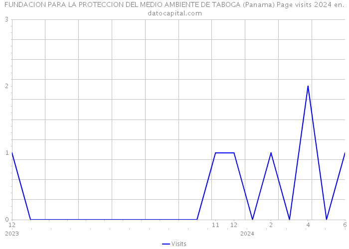 FUNDACION PARA LA PROTECCION DEL MEDIO AMBIENTE DE TABOGA (Panama) Page visits 2024 