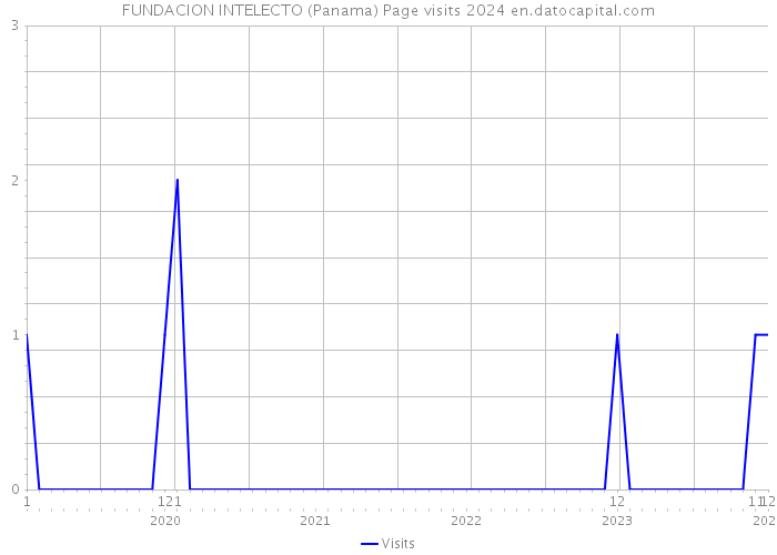 FUNDACION INTELECTO (Panama) Page visits 2024 