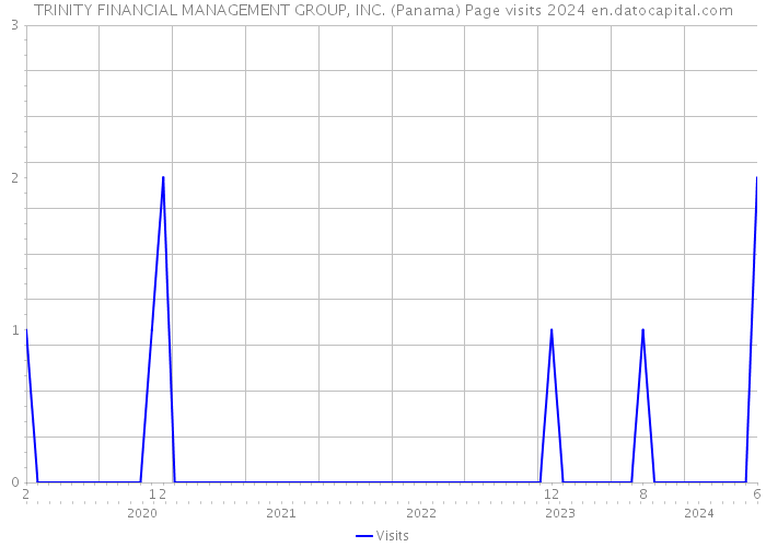 TRINITY FINANCIAL MANAGEMENT GROUP, INC. (Panama) Page visits 2024 
