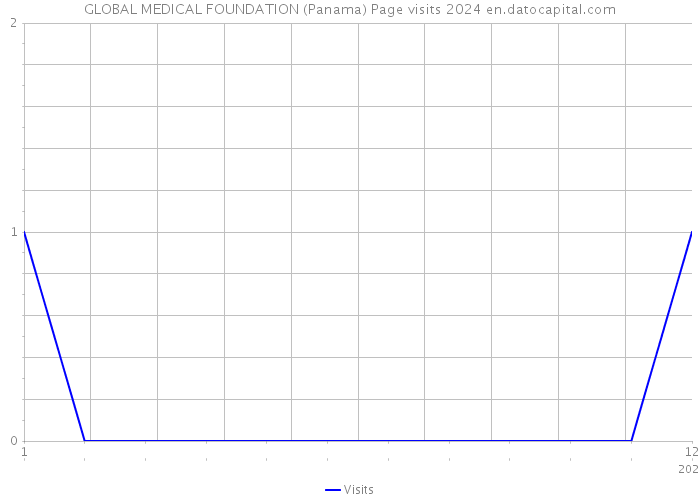 GLOBAL MEDICAL FOUNDATION (Panama) Page visits 2024 