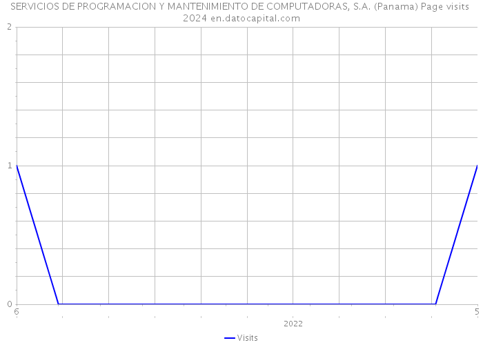 SERVICIOS DE PROGRAMACION Y MANTENIMIENTO DE COMPUTADORAS, S.A. (Panama) Page visits 2024 