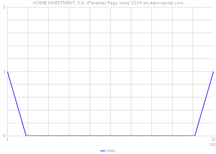 VOSNE INVESTMENT, S.A. (Panama) Page visits 2024 