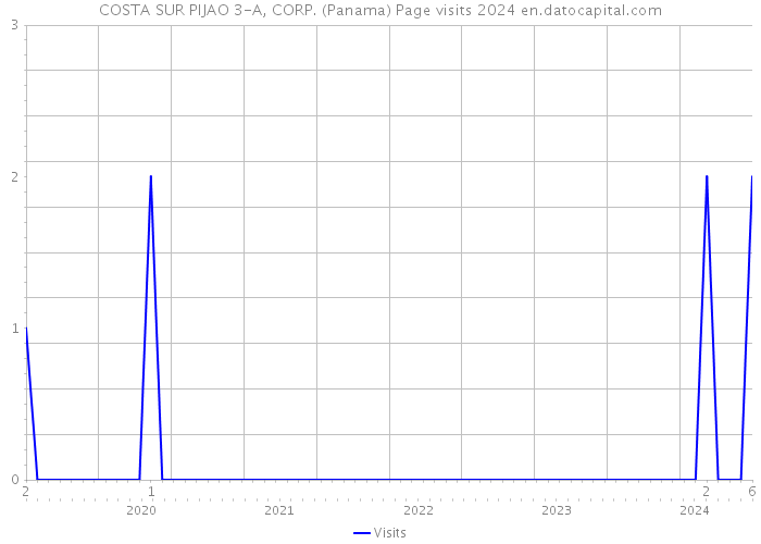 COSTA SUR PIJAO 3-A, CORP. (Panama) Page visits 2024 