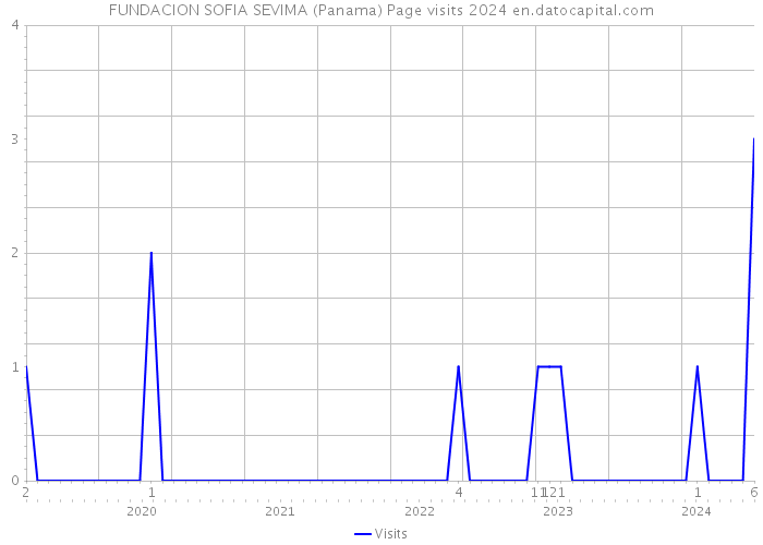 FUNDACION SOFIA SEVIMA (Panama) Page visits 2024 