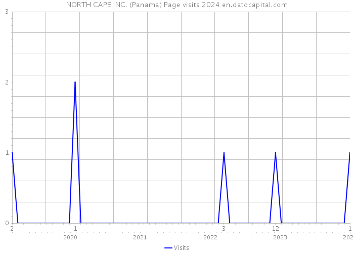 NORTH CAPE INC. (Panama) Page visits 2024 