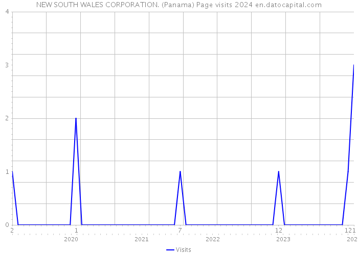 NEW SOUTH WALES CORPORATION. (Panama) Page visits 2024 