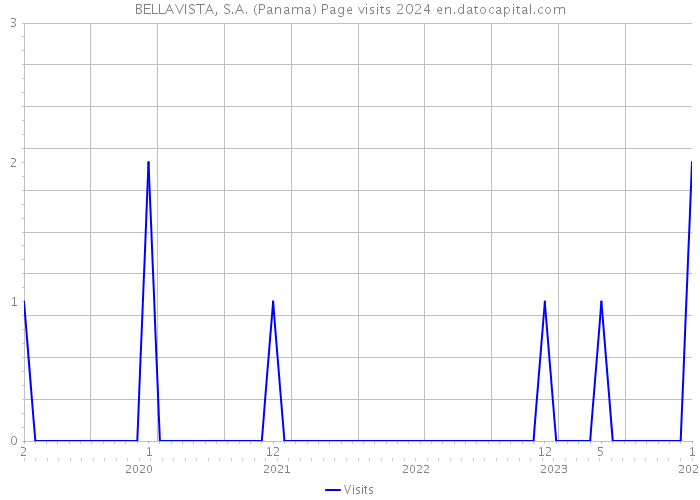 BELLAVISTA, S.A. (Panama) Page visits 2024 