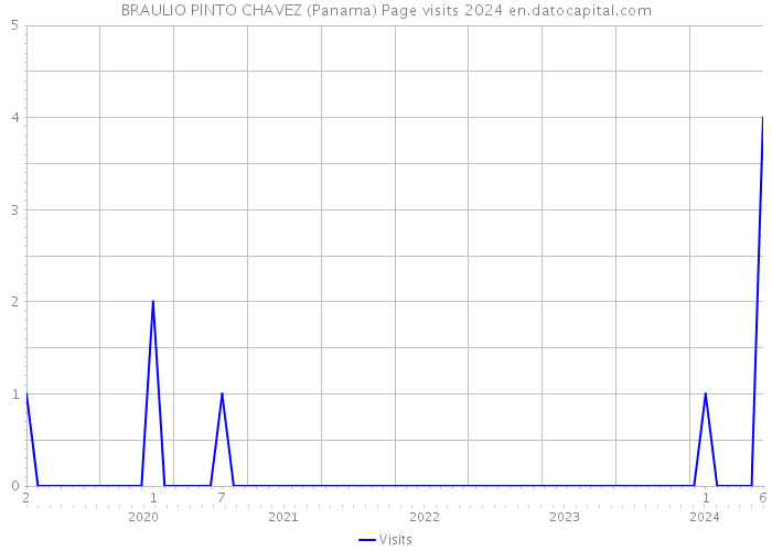 BRAULIO PINTO CHAVEZ (Panama) Page visits 2024 