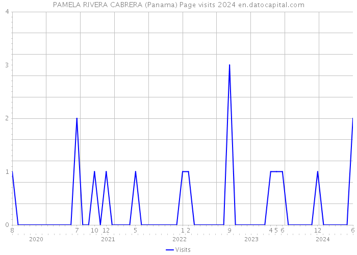 PAMELA RIVERA CABRERA (Panama) Page visits 2024 