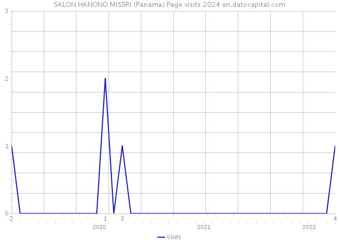 SALON HANONO MISSRI (Panama) Page visits 2024 