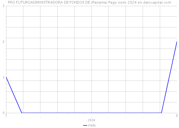 PRO FUTUROADMINISTRADORA DE FONDOS DE (Panama) Page visits 2024 