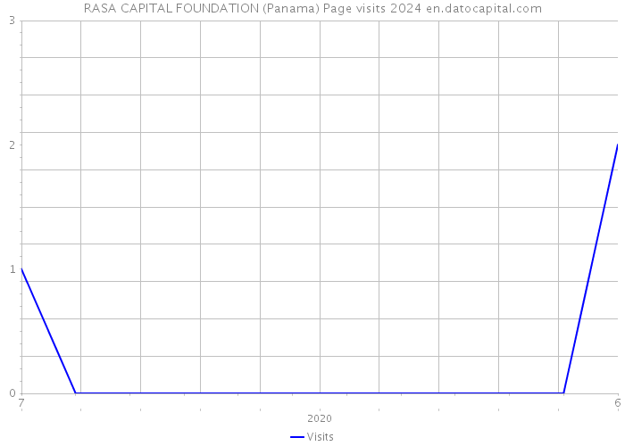 RASA CAPITAL FOUNDATION (Panama) Page visits 2024 