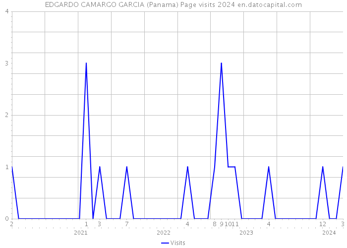 EDGARDO CAMARGO GARCIA (Panama) Page visits 2024 